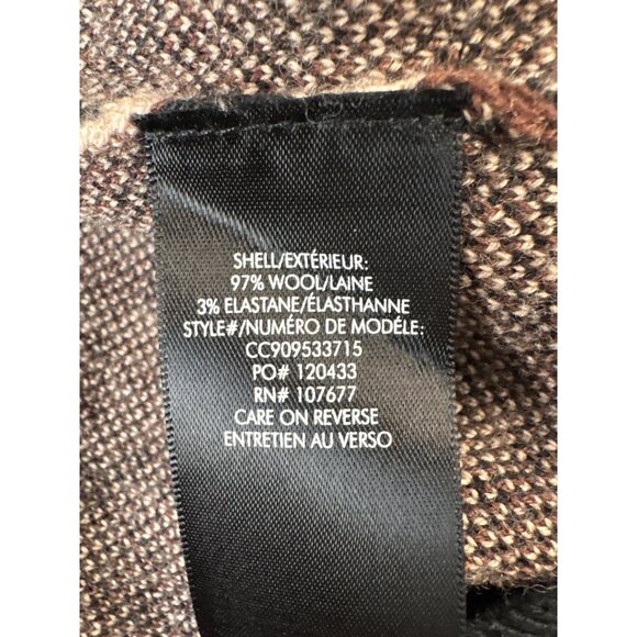 EUC Alice + Olivia Women's Leopard Bradford Cardigan Sz L Oversized 97% Wool - Picture 5 of 6